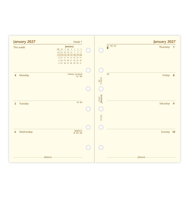 filofax-kalendereinlage-pocket-2027-1-woche-2-seiten-englisch-cotton-cream image 4