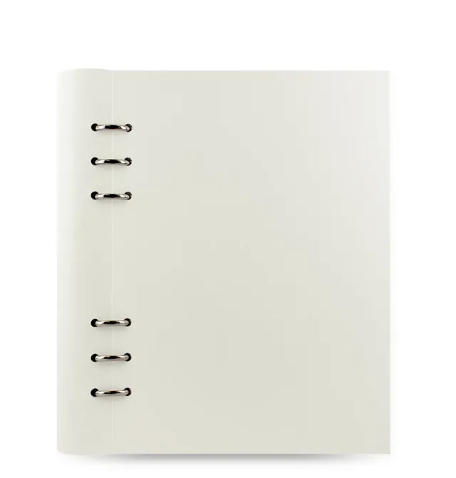 filofax-clipbook-classic-monochrome-a5-organiser-wei-lederoptik image 1