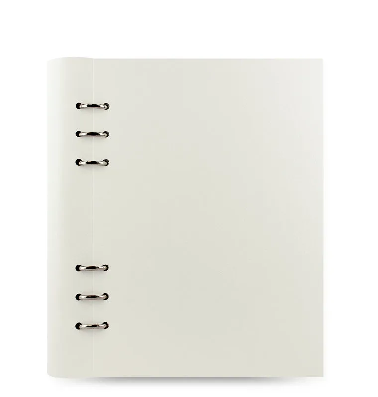filofax-clipbook-classic-monochrome-a5-organiser-wei-lederoptik image 1