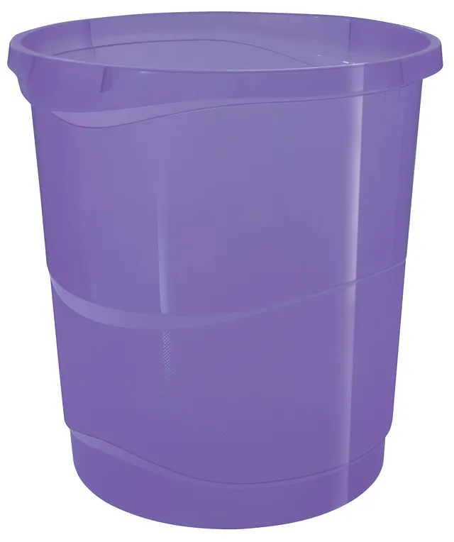 esselte-papierkorb-colour-breeze-14-liter-lavendel-628462 image 1