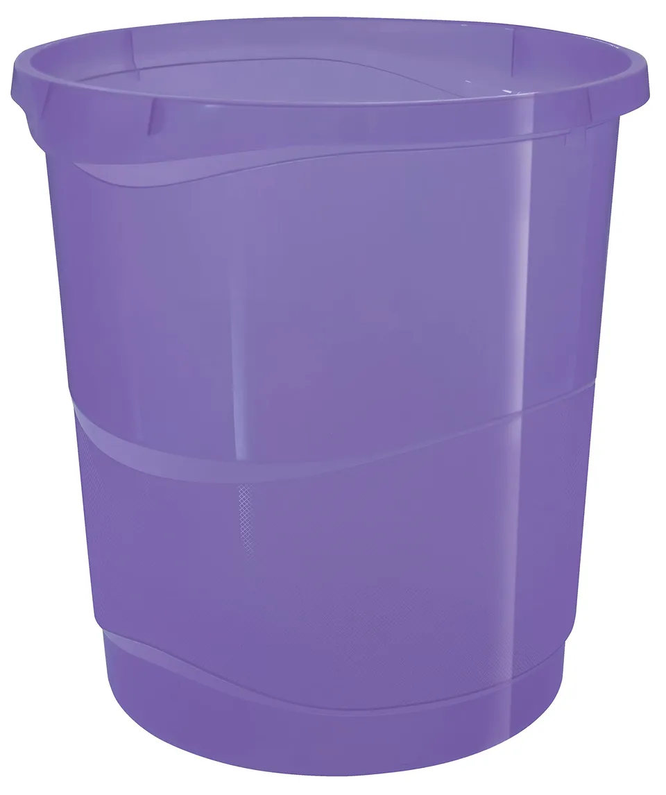 esselte-papierkorb-colour-breeze-14-liter-lavendel-628462 image 1