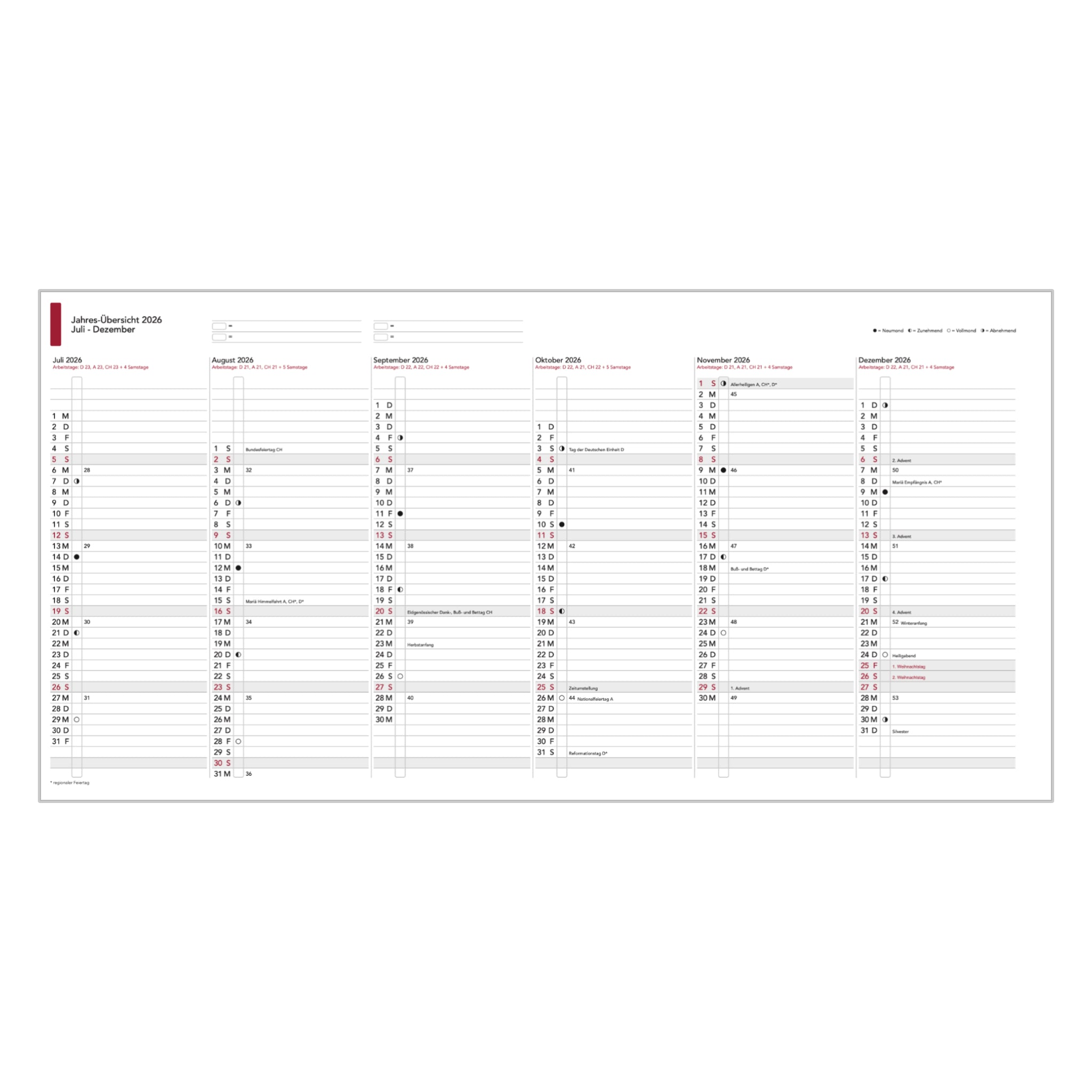 time-system-business-a5-jahres-bersicht-2026-zum-auffalten image 3