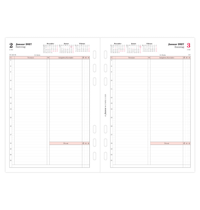 filofax-tageskalender-1-tag-1-seite-professional-deutsch-a5-2027 image 4