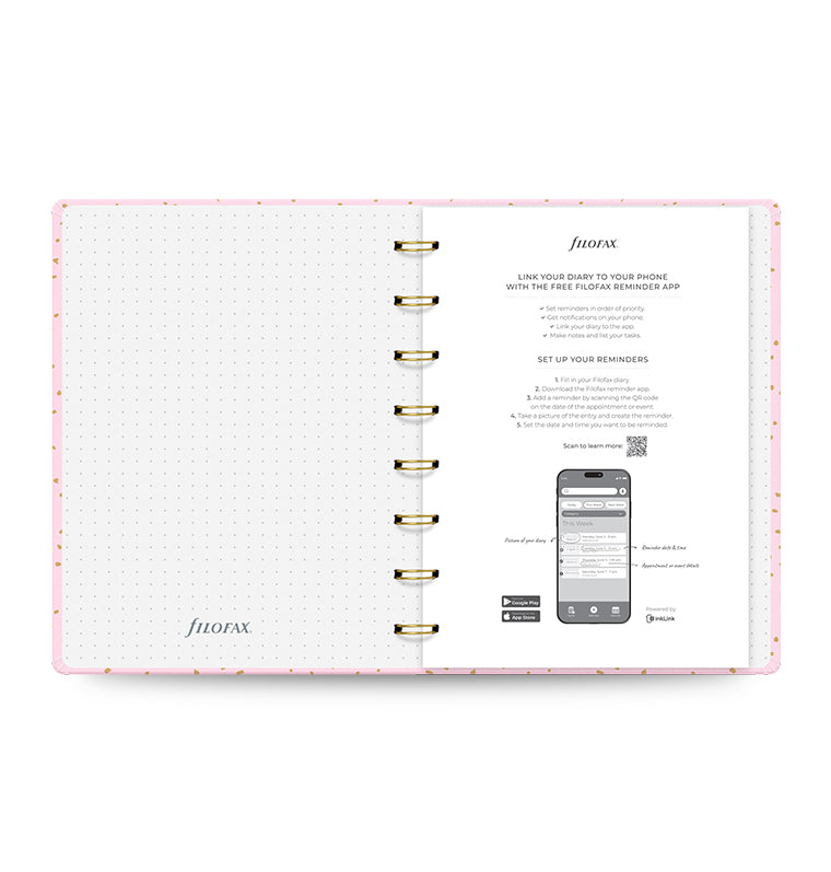 filofax-confetti-a5-planer-rose-quartz-2026 image 7