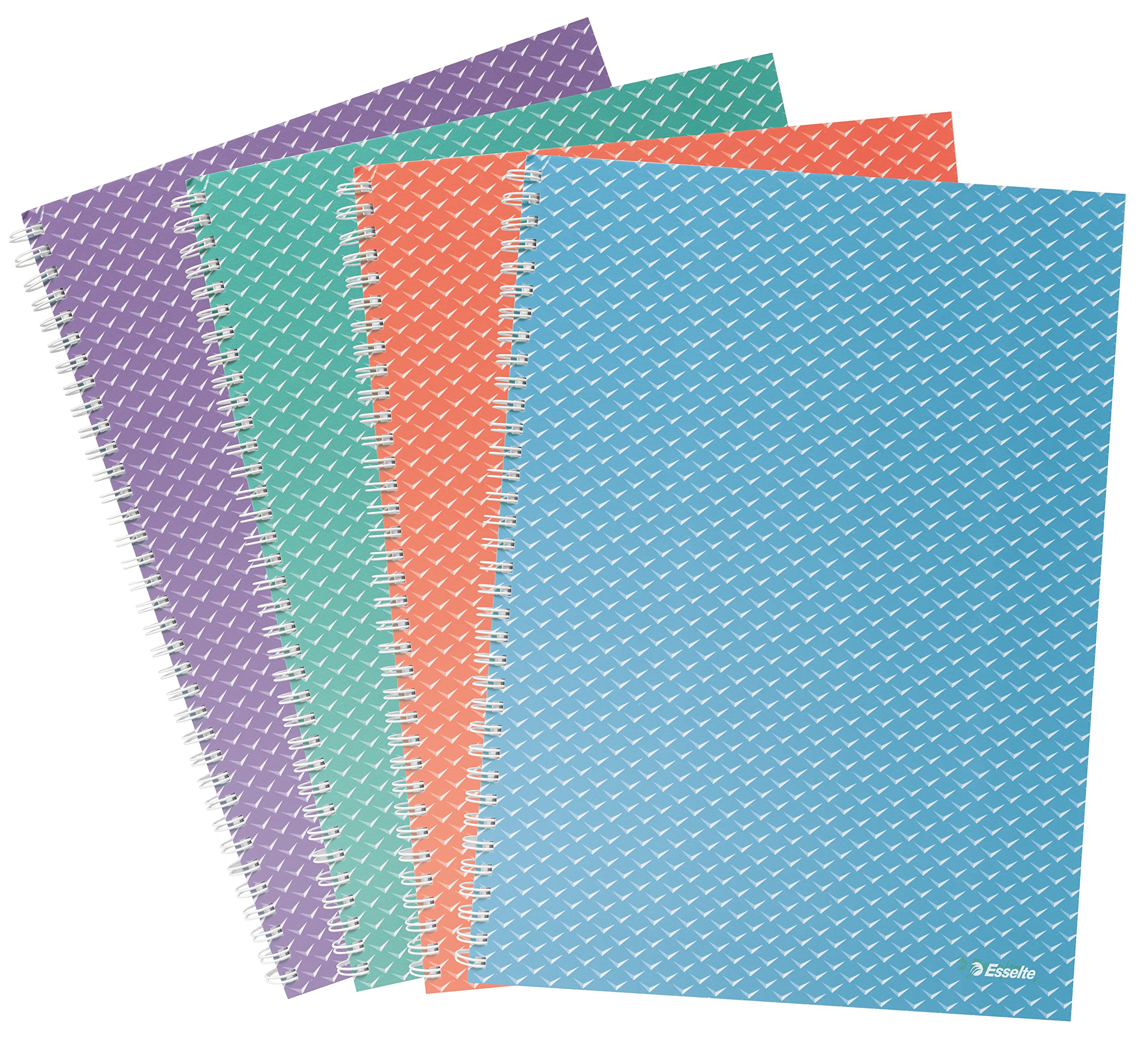 esselte-colour-breeze-a4-notizbuch-liniert-80-blatt-koralle-spiralbindung image 7