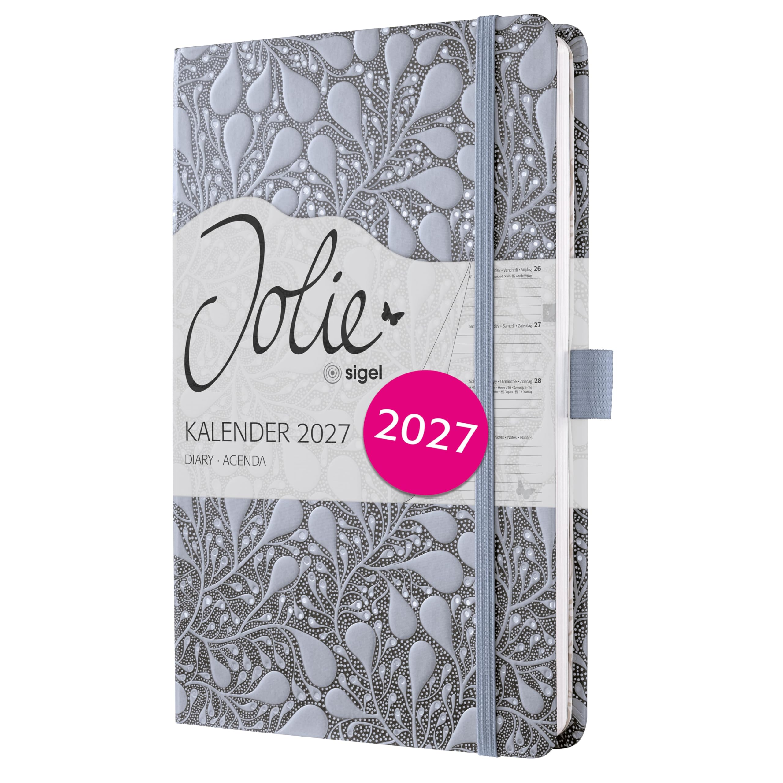sigel-jolie-wochenkalender-2027-a5-green-jungle-fever-hardcover image 6