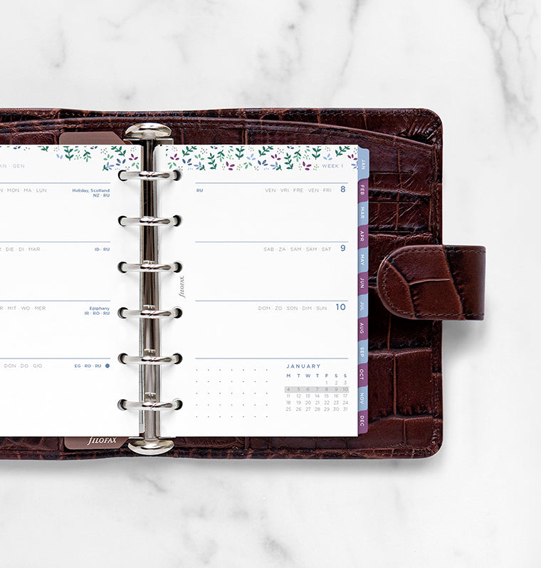 filofax-garden-kalender-1-woche-2-seiten-pocket-2027-horizontal image 2
