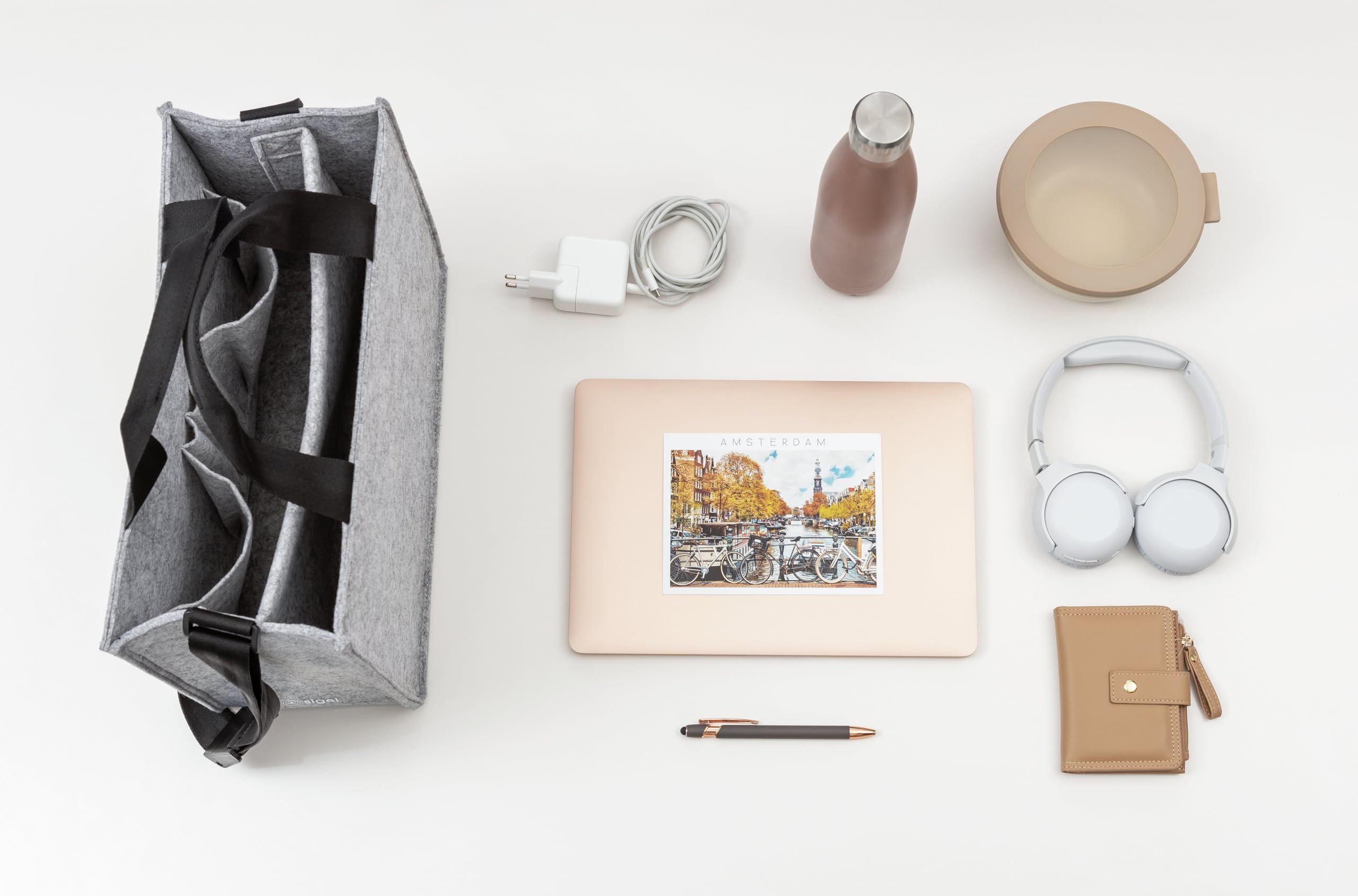 sigel-desk-sharing-bag-classic-hellgrau-medium-laptop-bis-15-4-zoll image 3