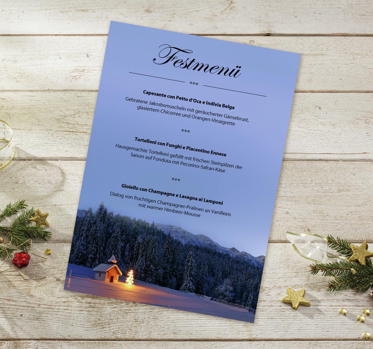 sigel-weihnachtsbriefpapier-christmas-chapel-a4-100-blatt image 3
