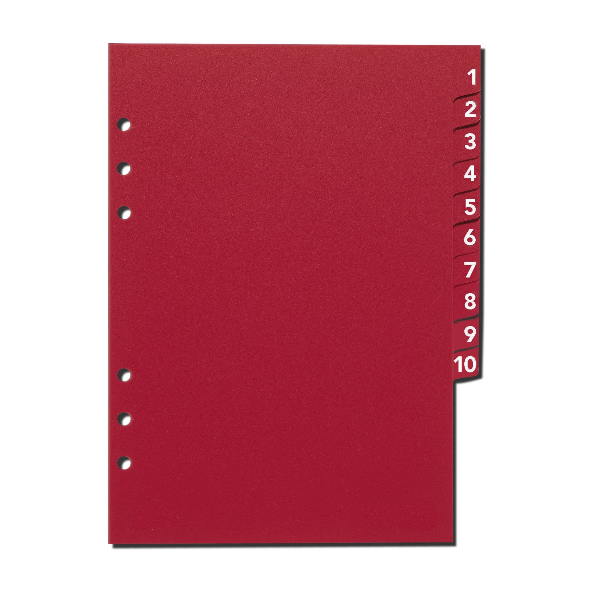 time-system-bus-databank-index-register-1-10-a5-kunststoff image 1