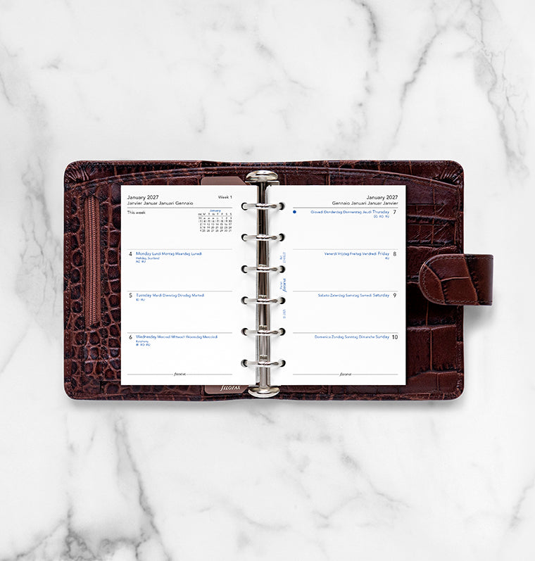 filofax-2027-kalendereinlage-pocket-1-woche-2-seiten-multilingual image 3