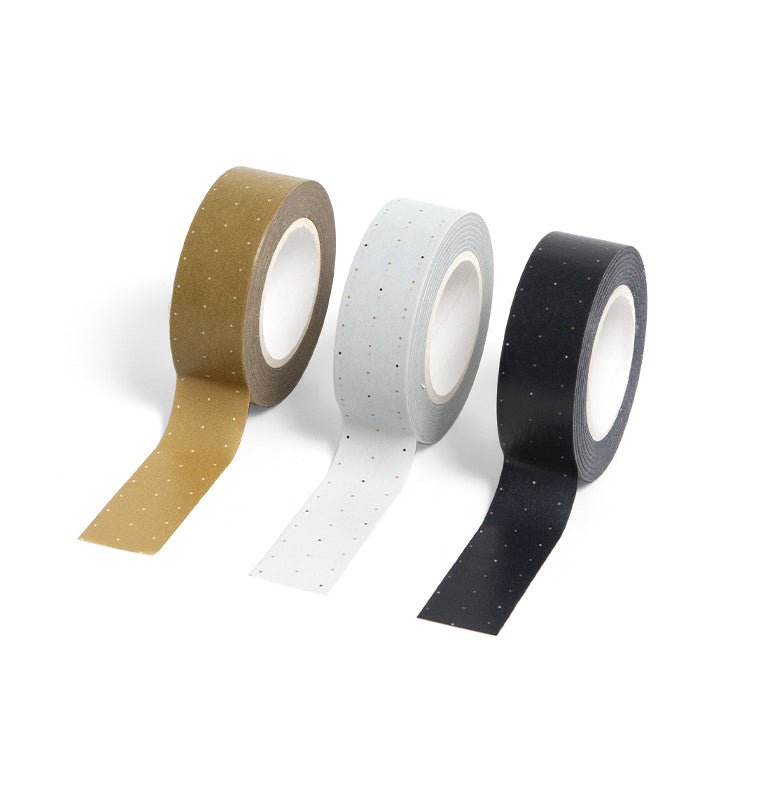 filofax-moonlight-washi-tape-set-3er-set-schwarz-wei-gold image 2