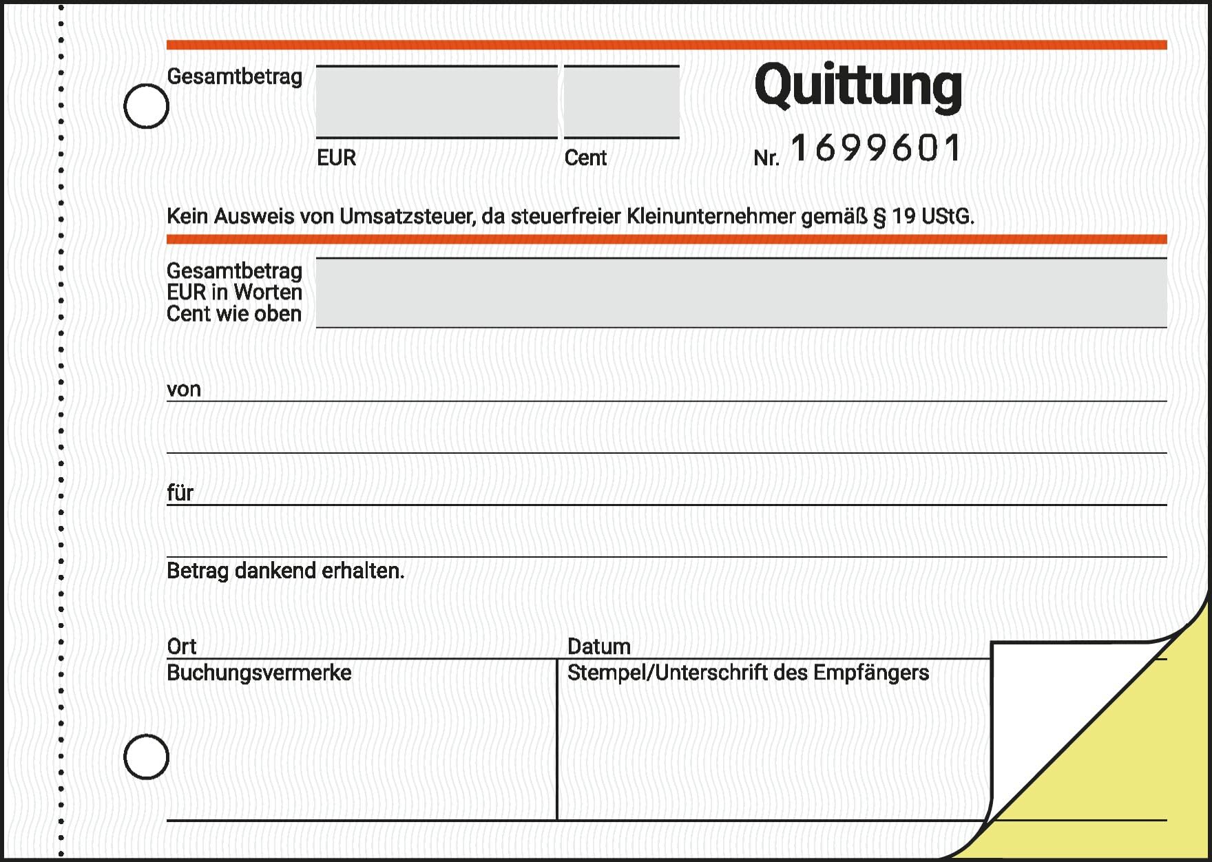sigel-quittungsblock-kleinunternehmer-a6-quer-2x30-blatt-5-st-ck image 2