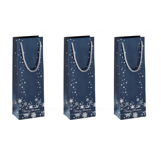 sigel-jolie-flaschen-geschenkt-ten-silver-snowflakes-3er-set-papier image 1