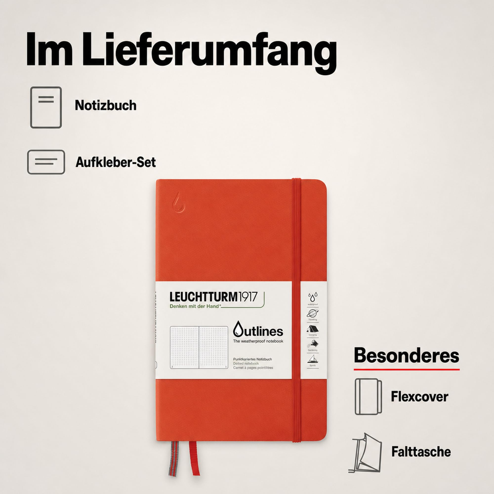 leuchtturm1917-outlines-notizbuch-b6-dotted-seekartenpapier-signal-orange image 7