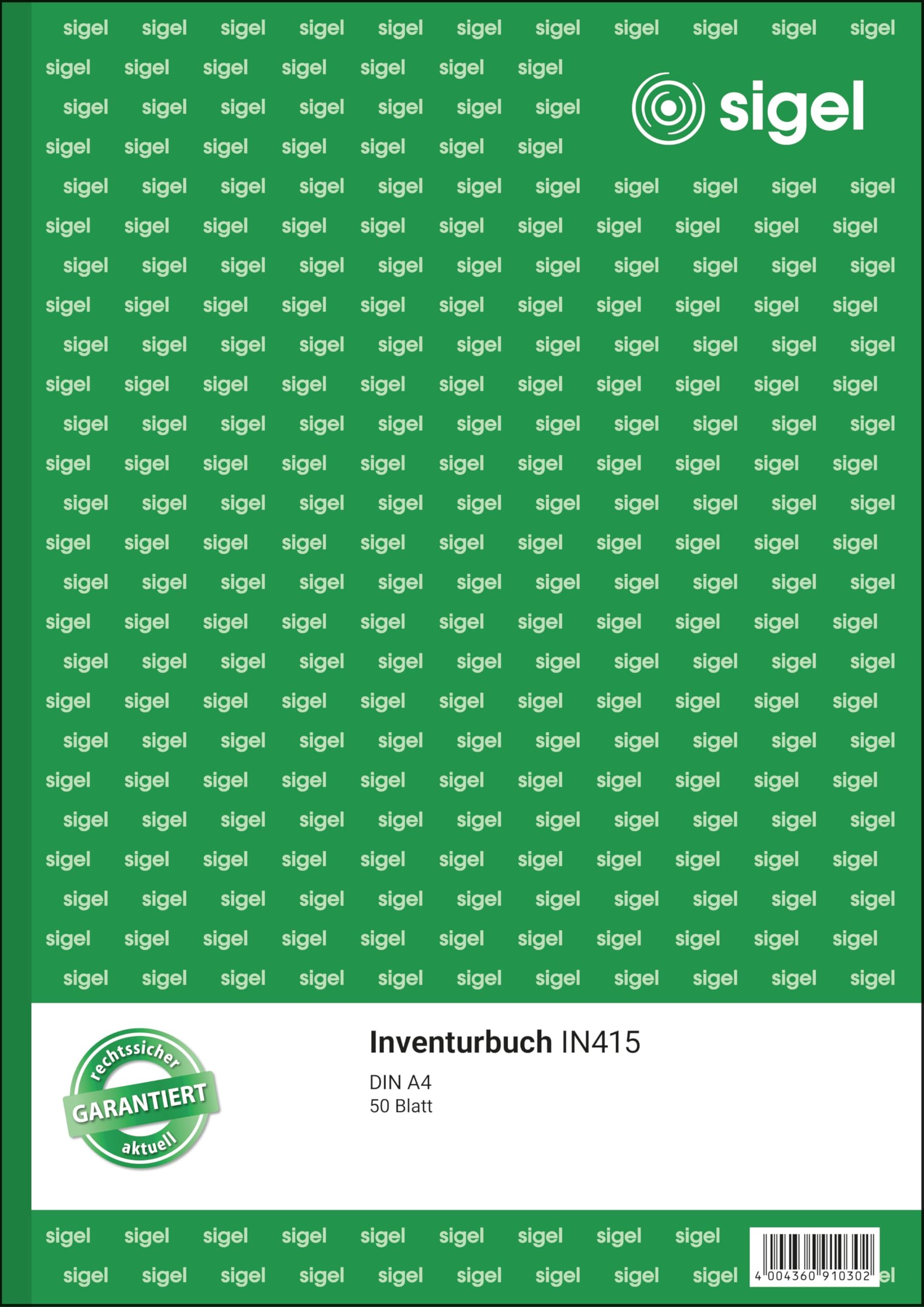 sigel-in415-inventurbuch-a4-50-blatt-nachhaltiges-papier image 1