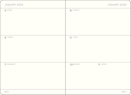 leuchtturm1917-wochenkalender-medium-a5-2026-rising-sun-englisch-softcover image 5