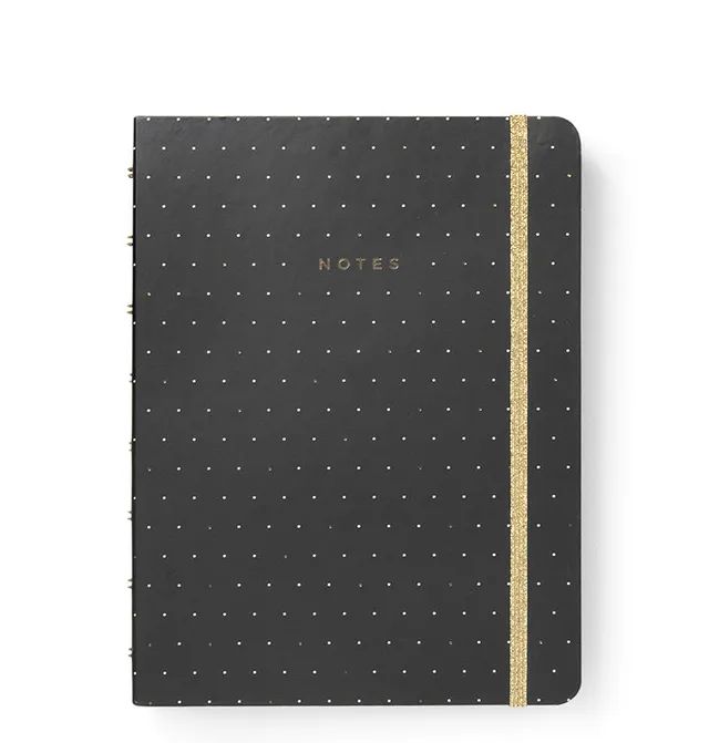 filofax-moonlight-notizbuch-a5-nachf-llbar-liniert-mit-goldakzenten image 1