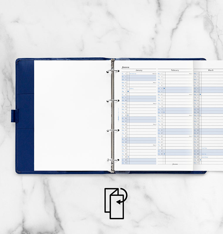 filofax-jahresplaner-englisch-a4-2027-leporello-zum-ausklappen image 3