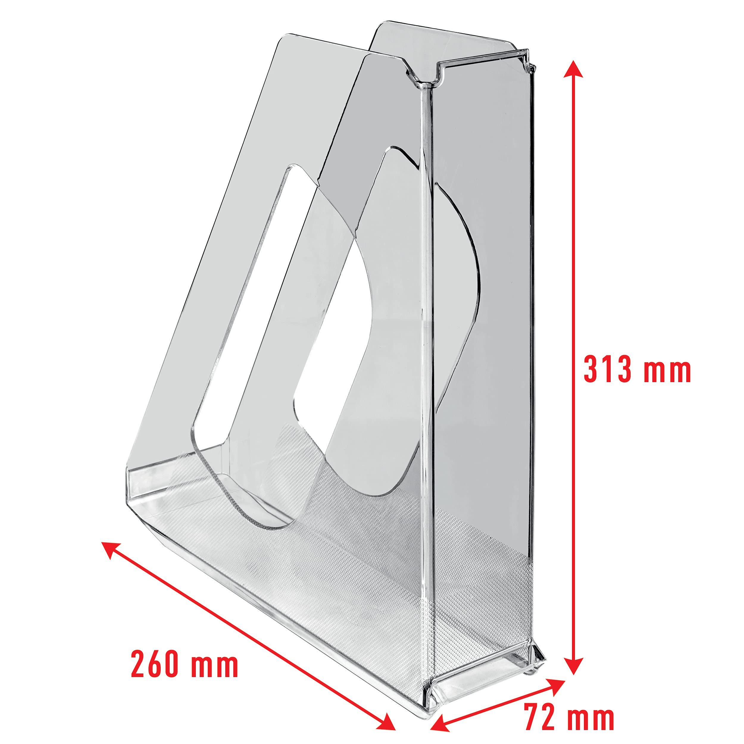 esselte-europost-stehsammler-a4-transparenter-kunststoff-ordner-72-mm image 2