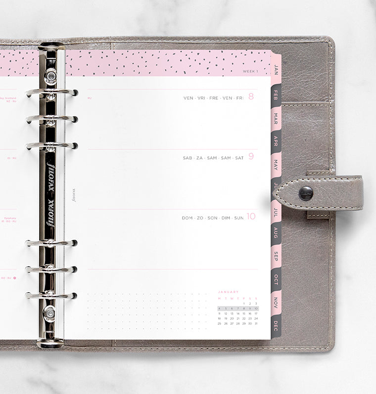 filofax-confetti-kalendereinlage-2027-a5-1-woche-auf-2-seiten-horizontal image 2