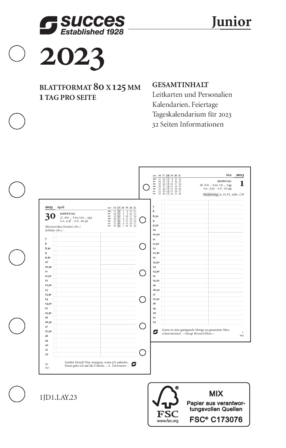 time-system-succes-jahresbox-junior-1-tag-pro-seite-deutsch-wei-2026 image 2