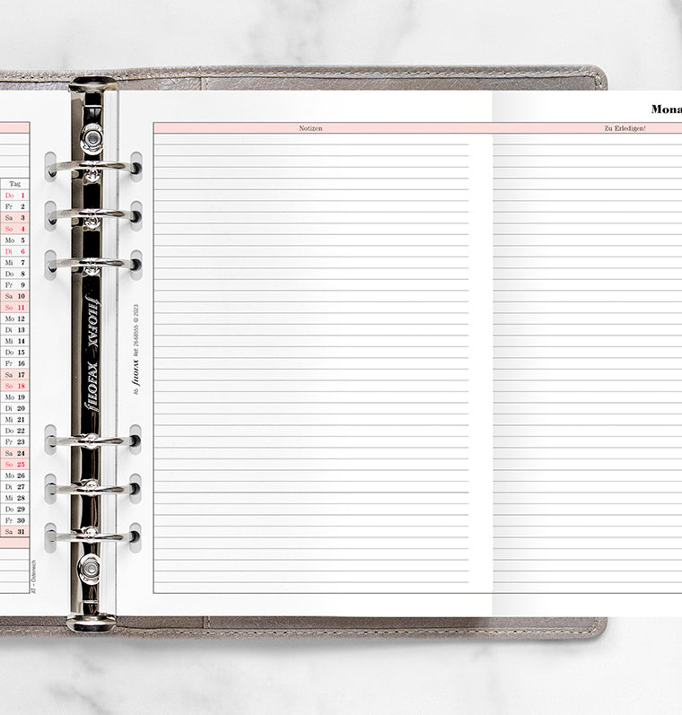 filofax-monatsplaner-deutsch-a5-2026-professional-mit-multifit-lochung image 2