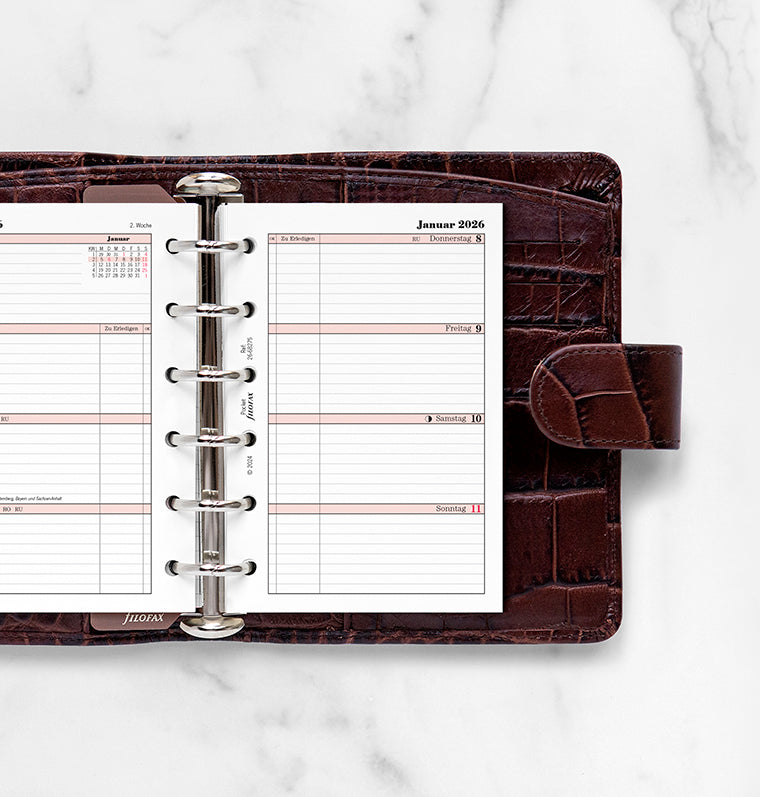 filofax-professional-kalendereinlage-2026-pocket-1-woche-2-seiten-deutsch image 2
