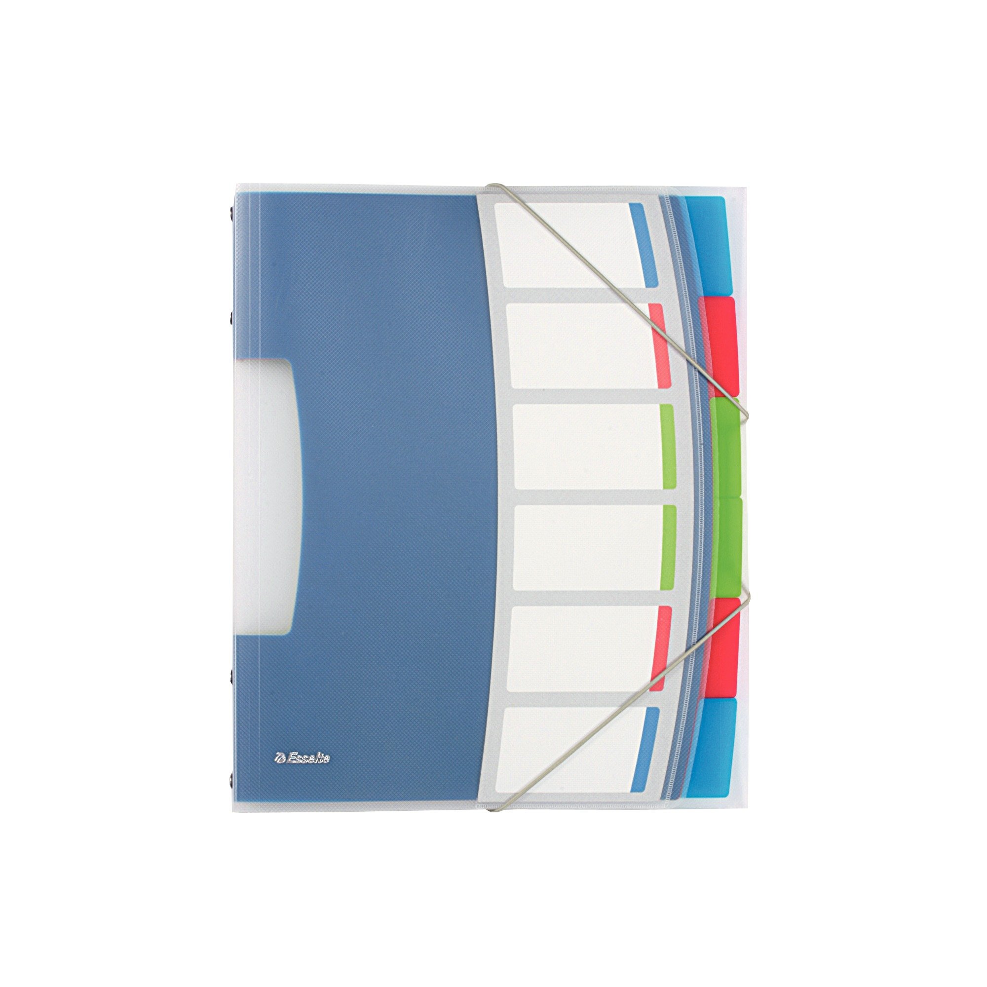 esselte-vivida-ordnungsmappe-a4-pp-6-f-cher-mehrfarbig-624029 image 1