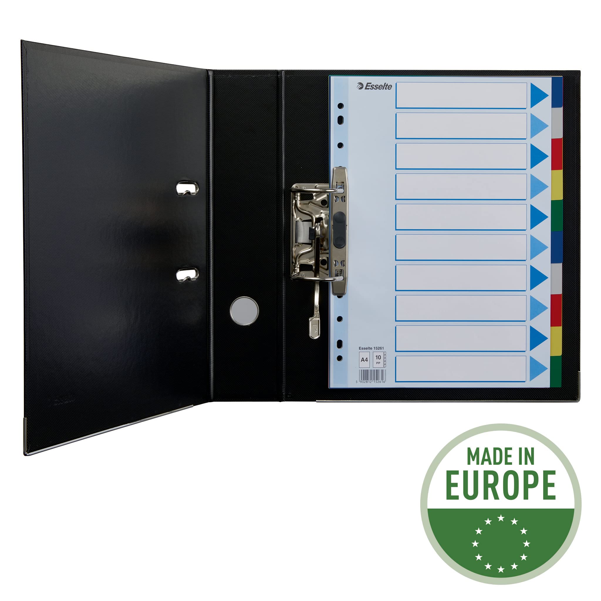 esselte-register-a4-10-teilig-mehrfarbig-trennbl-tter-aus-kunststoff image 4