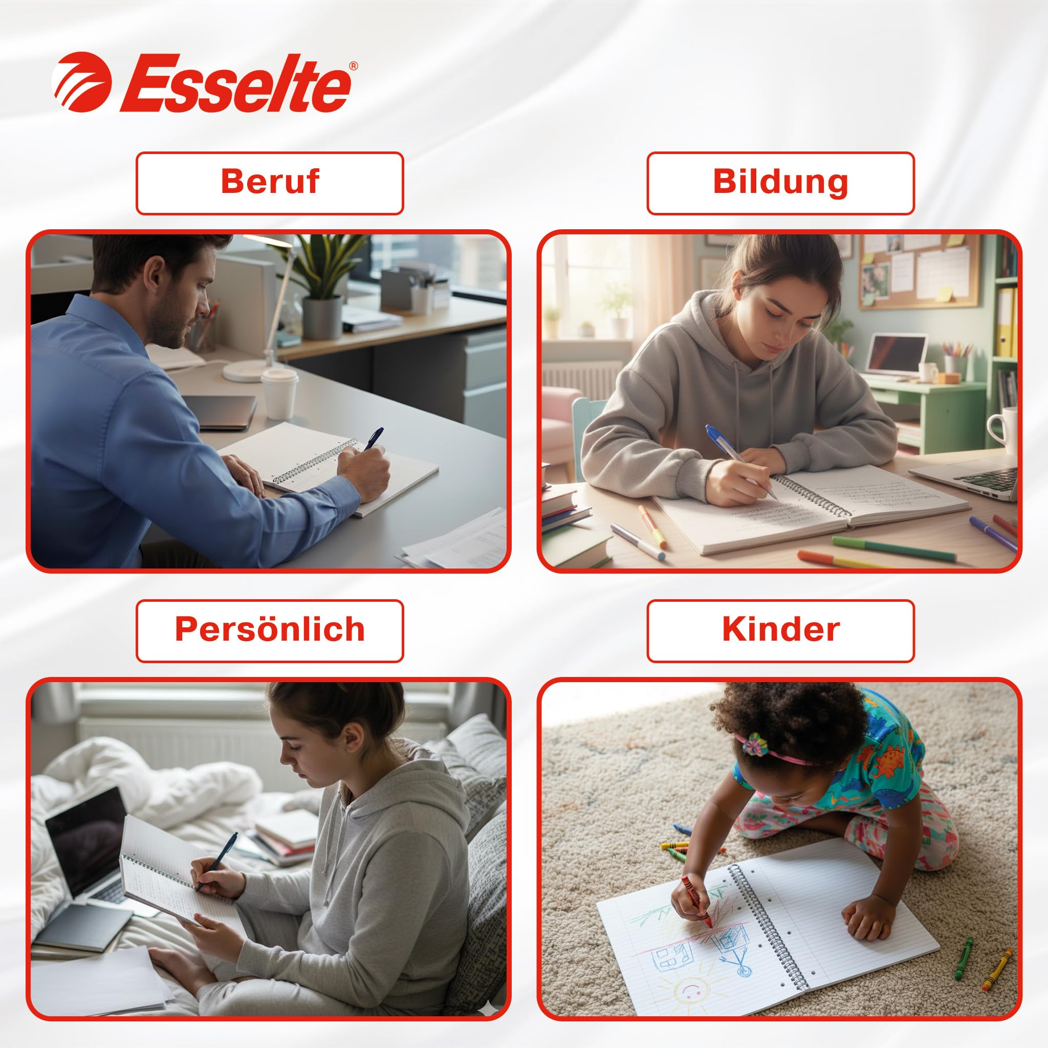 esselte-collegeblock-a4-liniert-gr-n-3er-pack-200-blatt image 4
