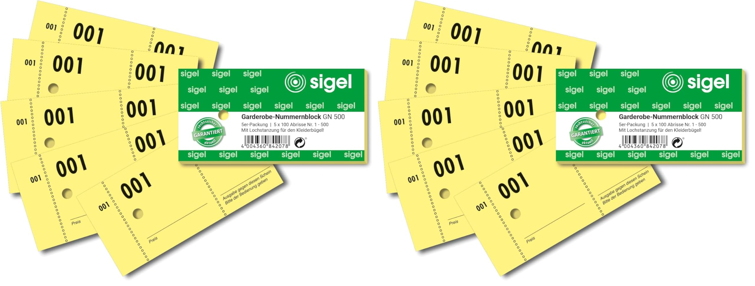 sigel-nummernblock-gr-n-wertmarkenblock-1-1000-10x-100-abrisse image 4