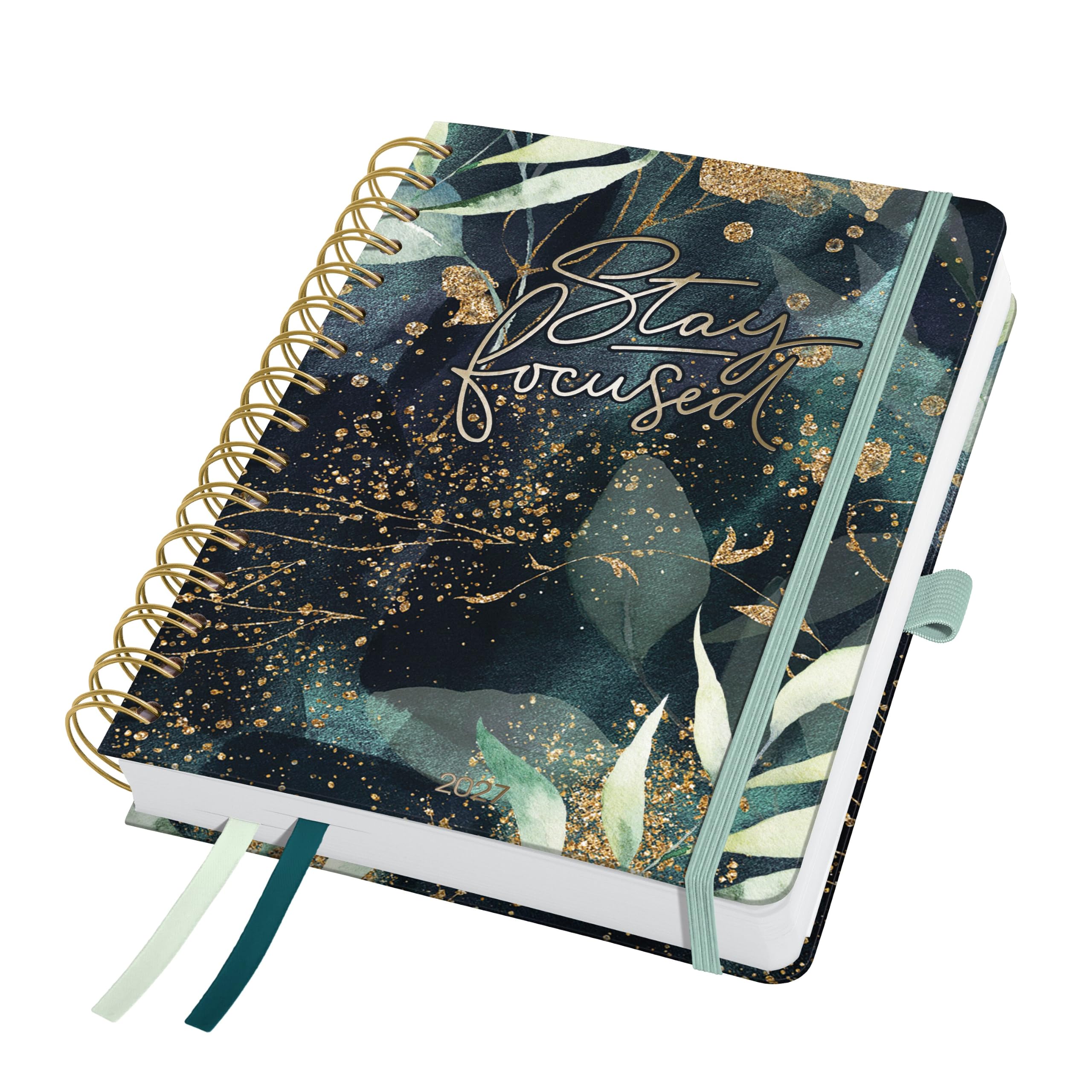 sigel-jolie-spiralkalender-2027-a5-hellblau-gold-hardcover image 6