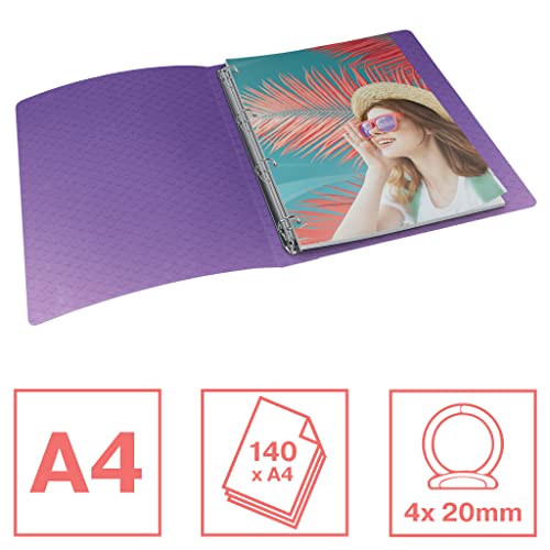 esselte-colour-breeze-ringordner-a4-25-mm-lavendel-140-blatt image 8