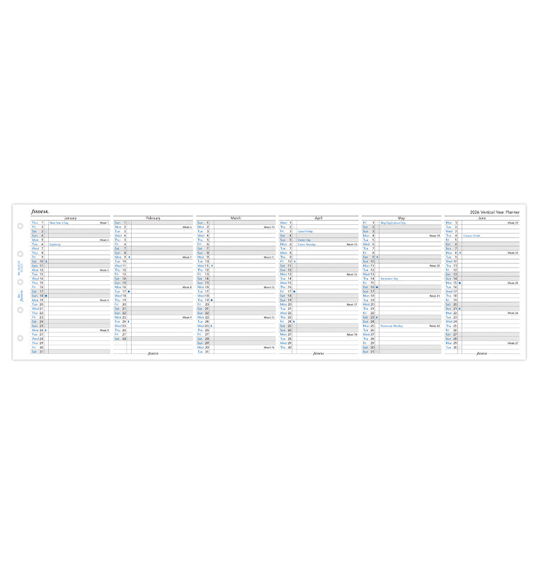 filofax-jahresplaner-leporello-englisch-mini-2026 image 4