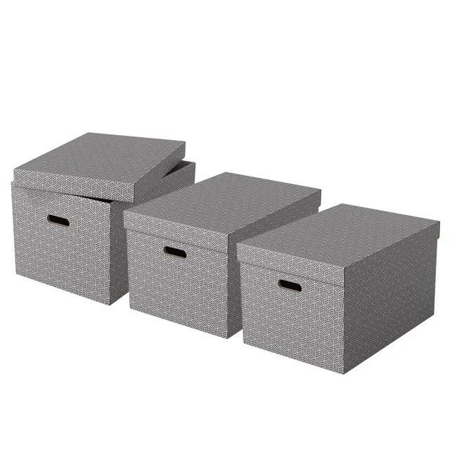 esselte-3er-set-gro-e-aufbewahrungs-geschenkboxen-mit-deckel-100-recycelter-kart image 1