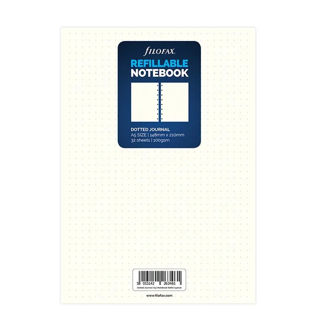 filofax-notebook-einlage-a5-punktkariert-f-r-nachf-llbares-notizbuch image 1