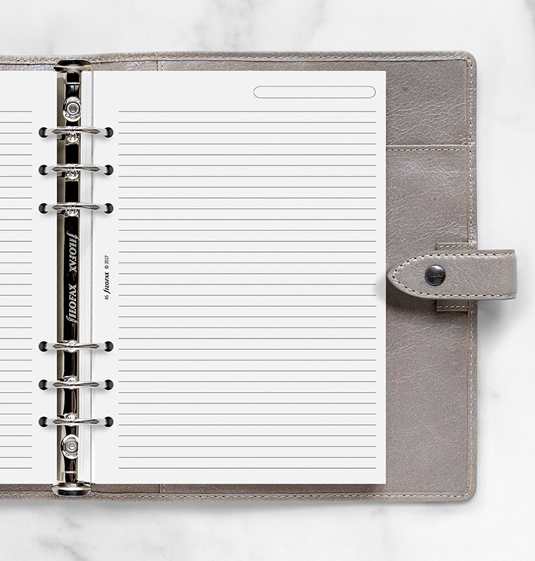 filofax-notizpapier-wei-liniert-a5-20-blatt-nachf-llung image 2