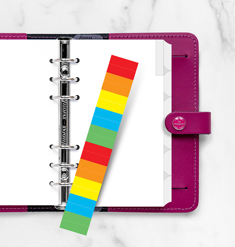 filofax-6er-blanko-trennbl-tter-mit-farbigen-tabs-personal image 1