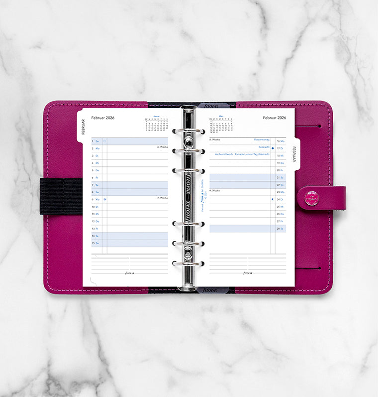 filofax-personal-2026-kalendereinlage-1-monat-2-seiten-deutsch-mit-monatstabs image 3