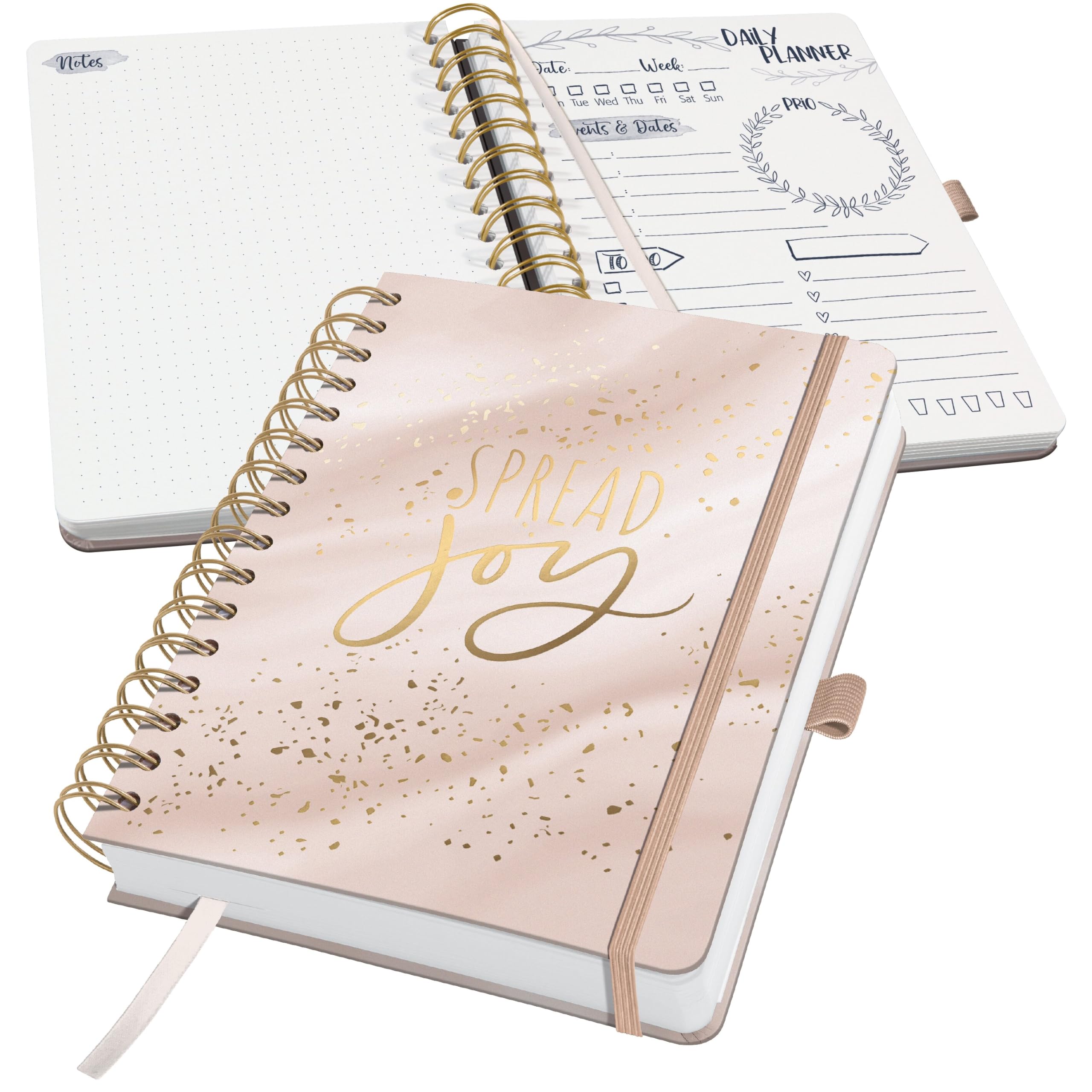 sigel-jolie-tagesplaner-undatiert-a5-hardcover-flower-love-jp200 image 7