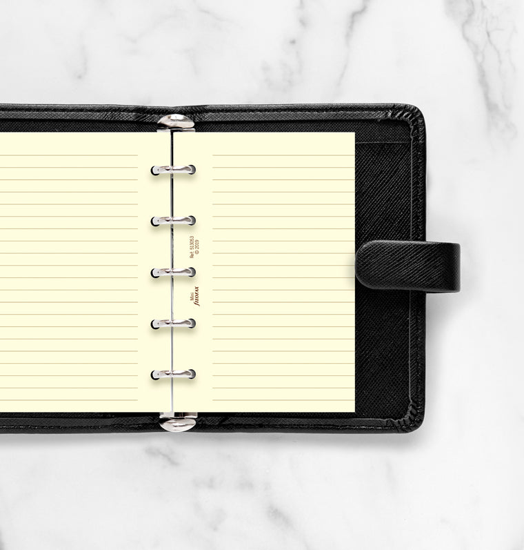 filofax-notizpapier-cotton-cream-liniert-mini image 2