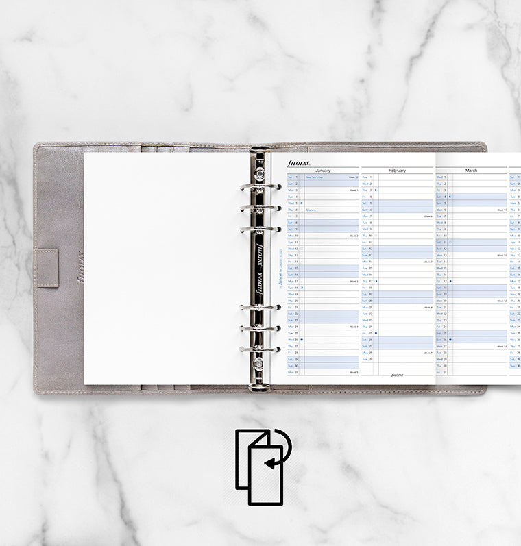 filofax-jahresplaner-englisch-a5-2028-leporello-zum-ausklappen image 3