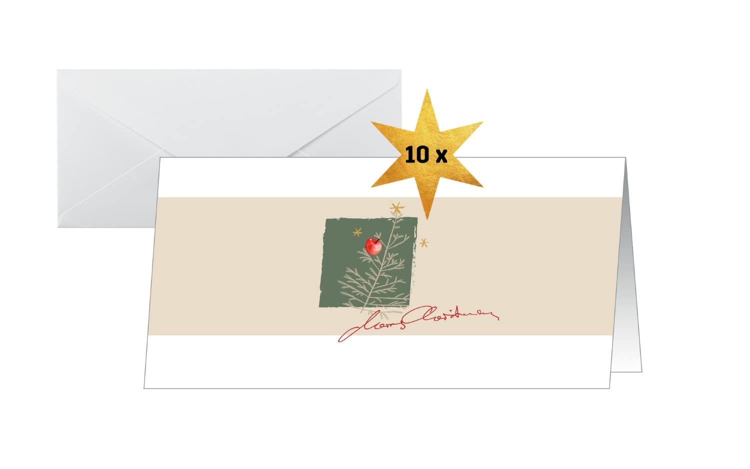 sigel-weihnachtsbriefpapier-christmas-with-apples-a4-100-blatt image 7