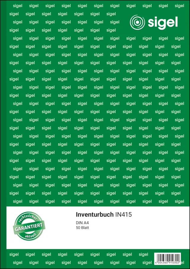 sigel-in415-inventurbuch-a4-50-blatt-nachhaltiges-papier image 1