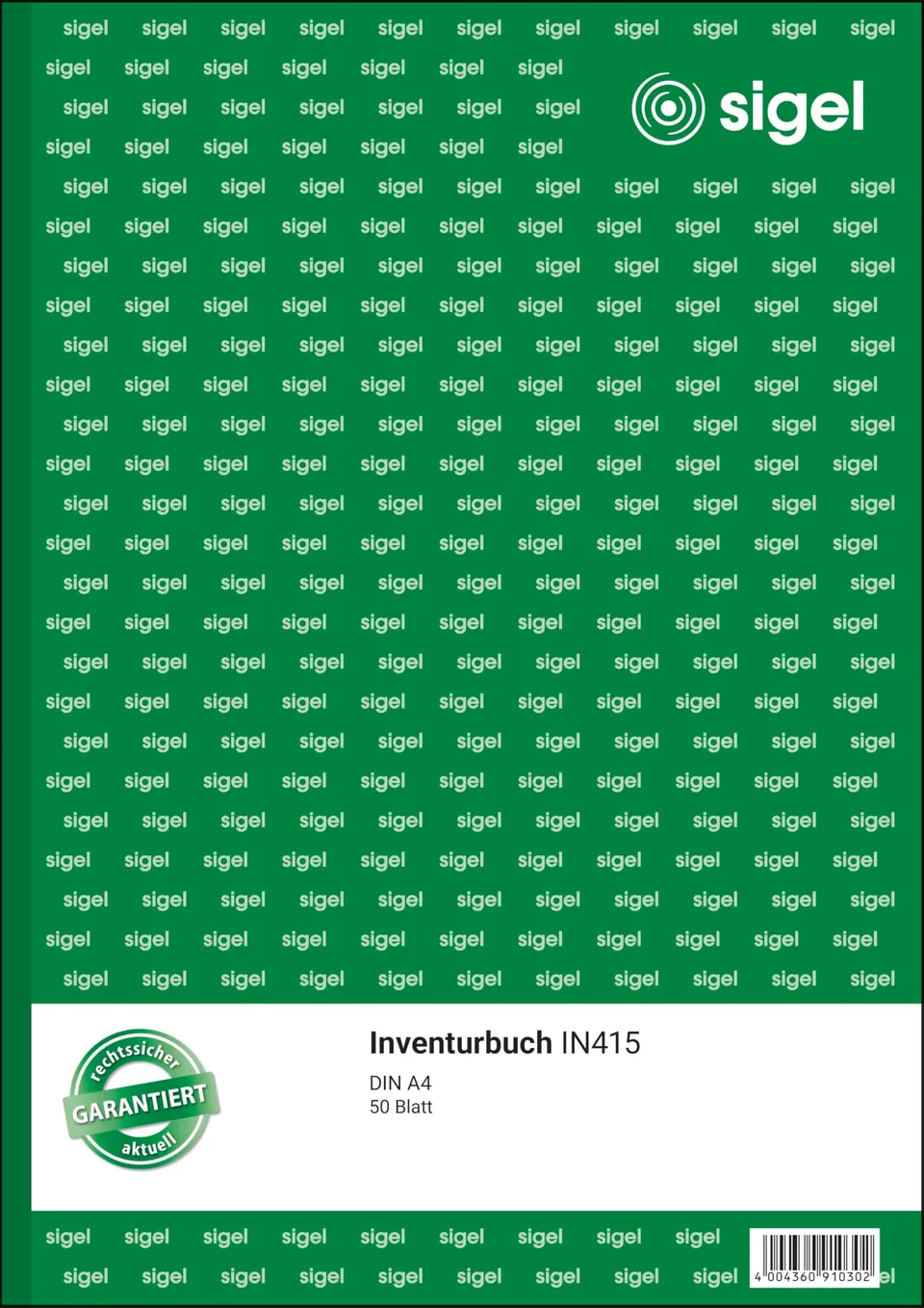 sigel-in415-inventurbuch-a4-50-blatt-nachhaltiges-papier image 1