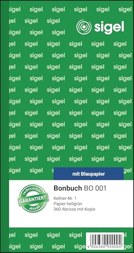 sigel-bonbuch-kellnerblock-nr-1-360-abrisse-gr-n-2x60-blatt image 8
