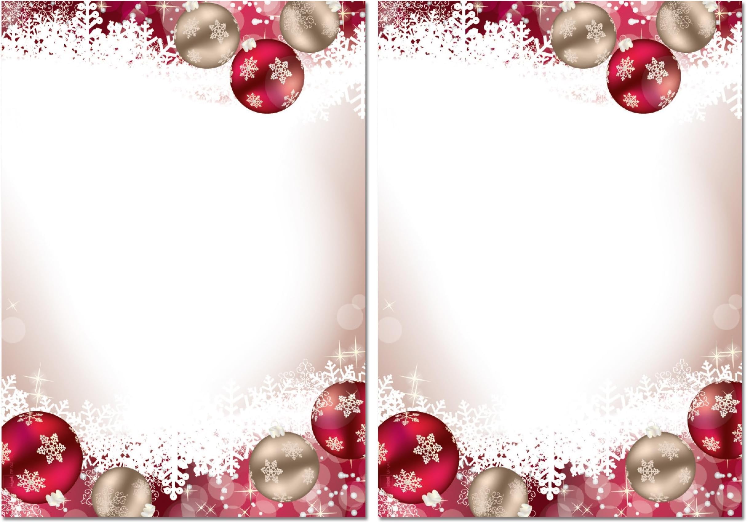 sigel-weihnachtsbriefpapier-frozen-a4-90g-100-blatt-rotgold image 8