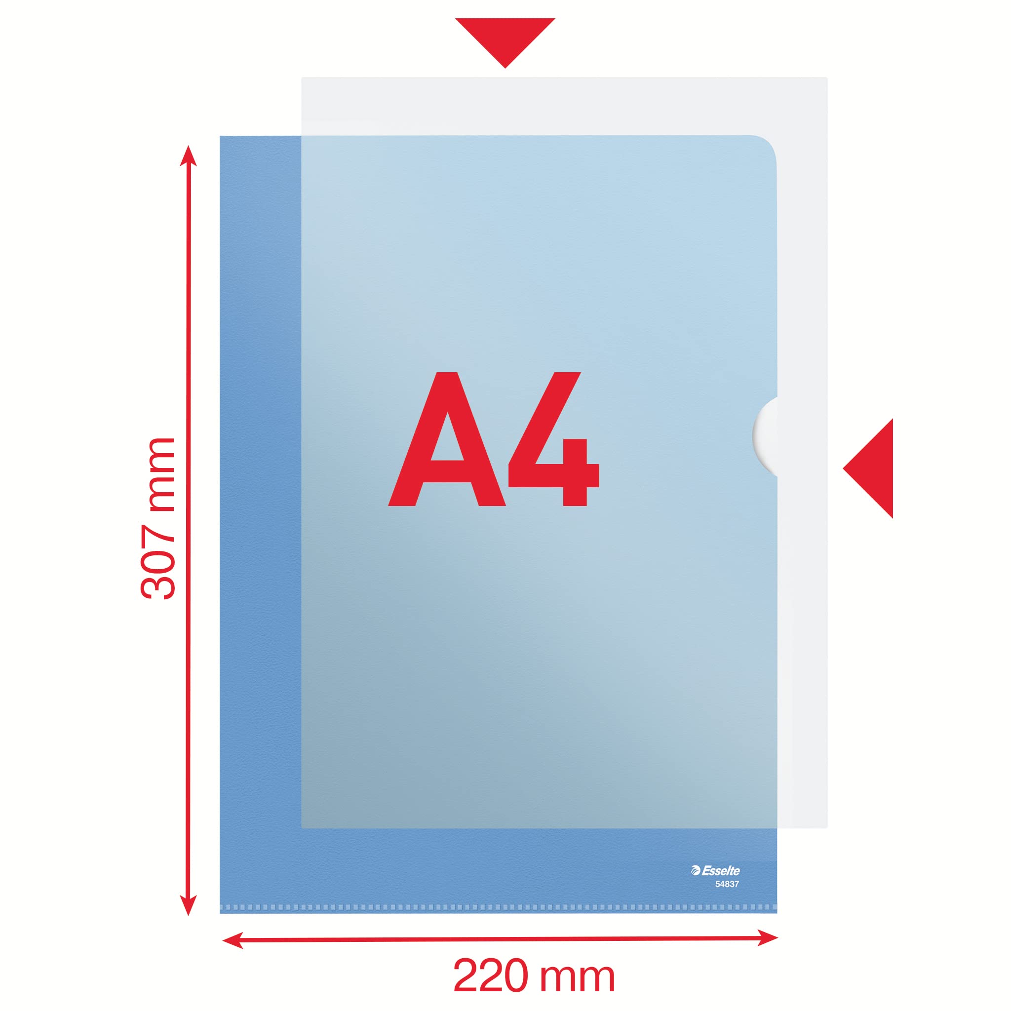 esselte-standard-plus-sichth-llen-a4-blau-matt-100-st-ck-0-115-mm-54837 image 4