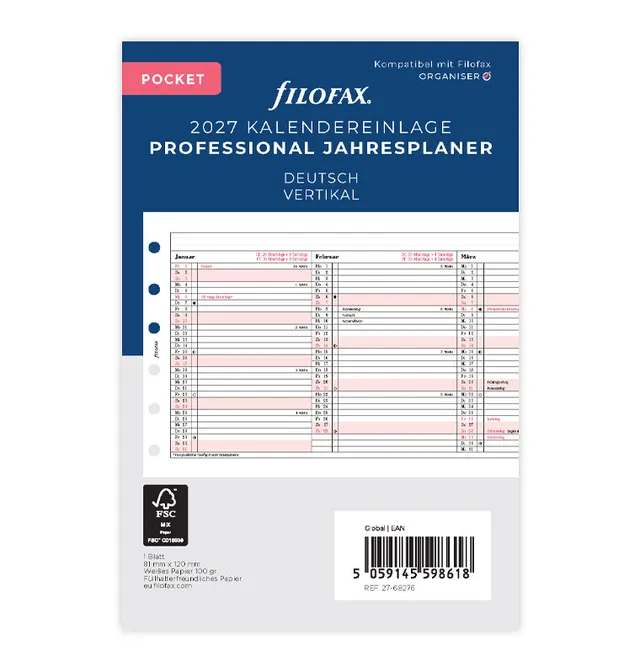 filofax-pocket-jahresplaner-2027-deutsch-leporello image 1
